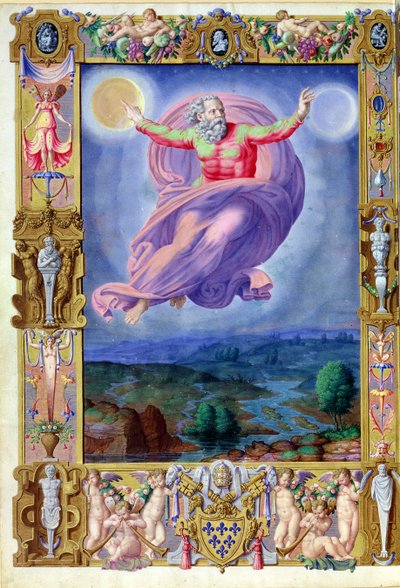 God the Father, from the Psalter of Pope Paul III, 1542 by Vincenzio Raimondi or Raimondo